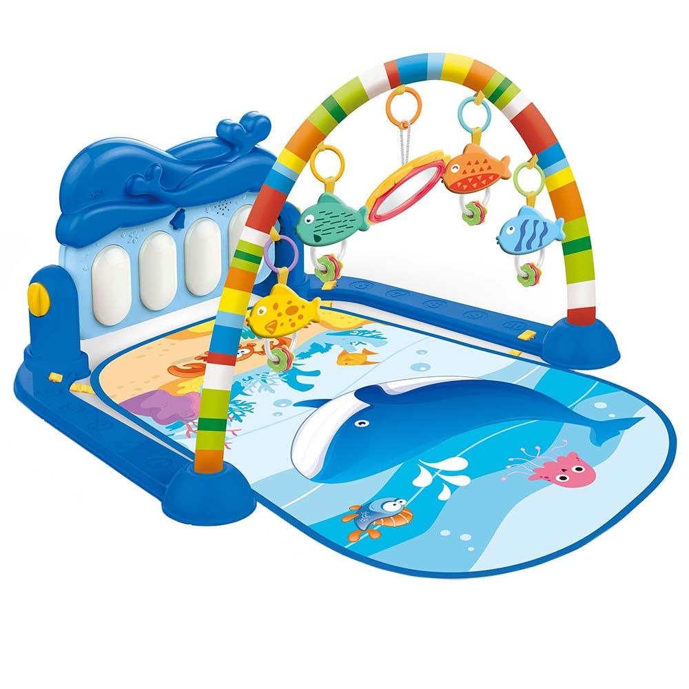 Huanger Feet Piano Fitness Rack with Toys for Newborns (0+ Months)
