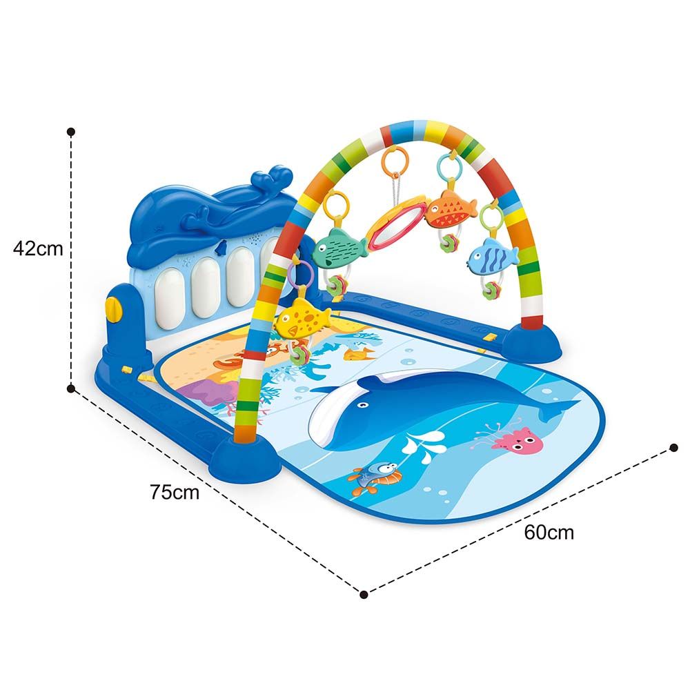 Huanger Feet Piano Fitness Rack with Toys for Newborns (0+ Months)