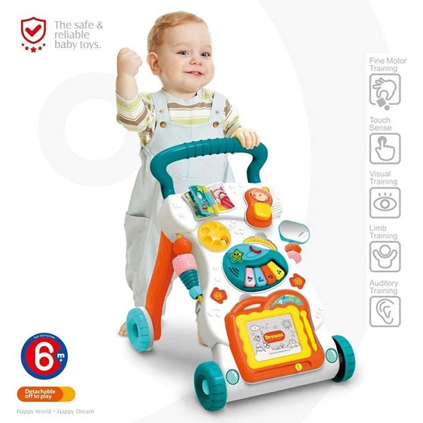 Huanger Multi Functional Musical Walker for Baby