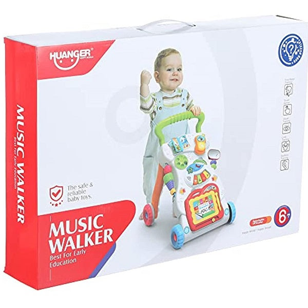 Huanger Multi Functional Musical Walker for Baby