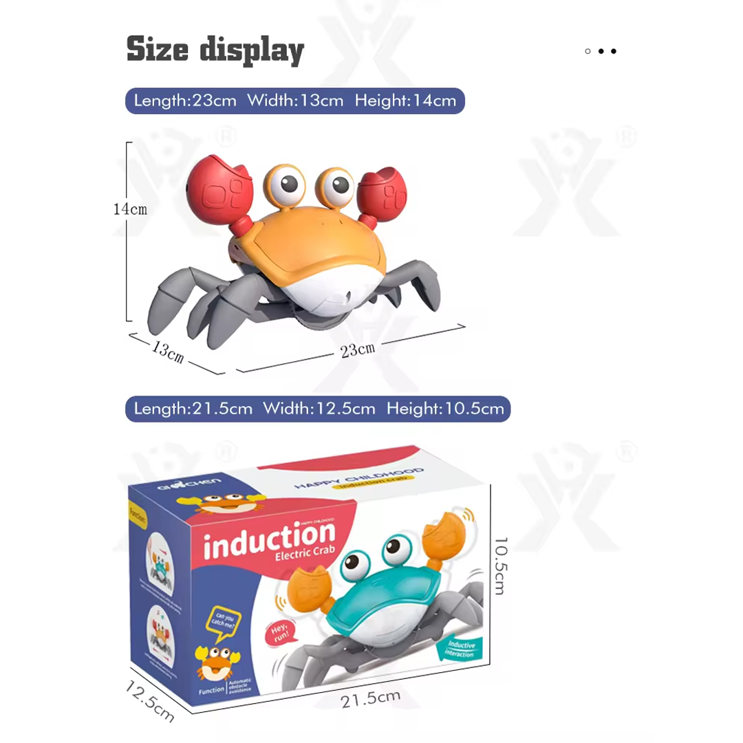 Interactive Electric Crawling Crab Toy for kids
