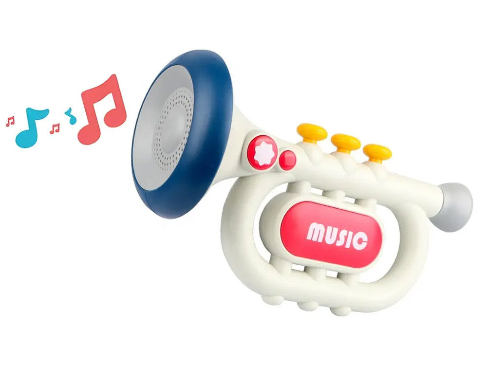 Interactive Kids' Trumpet 3 Play Modes & Musical Fun