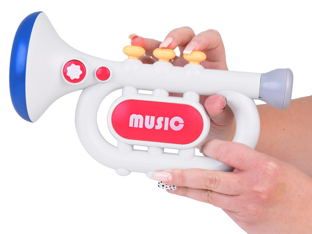 Interactive Kids' Trumpet 3 Play Modes & Musical Fun