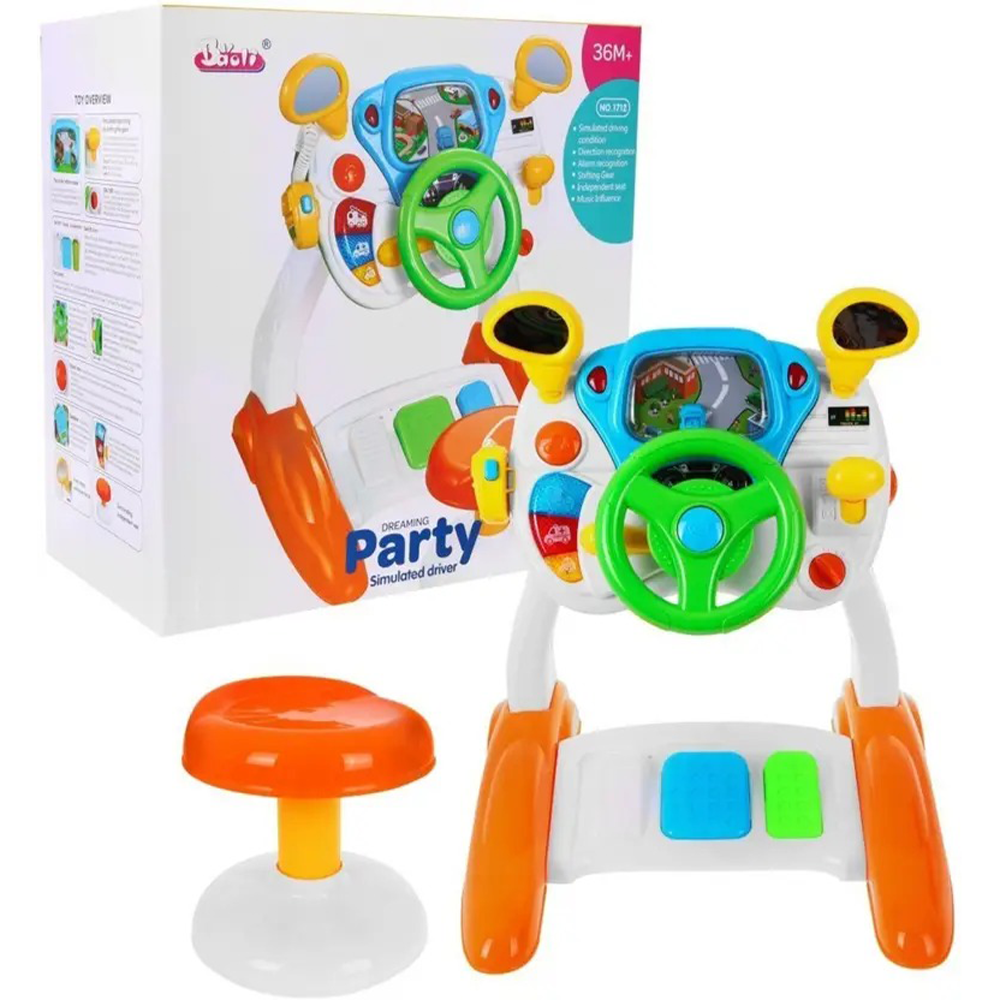 Kids Ride-On Driver Toy Car Simulation with Lights & Sounds 3 Years +