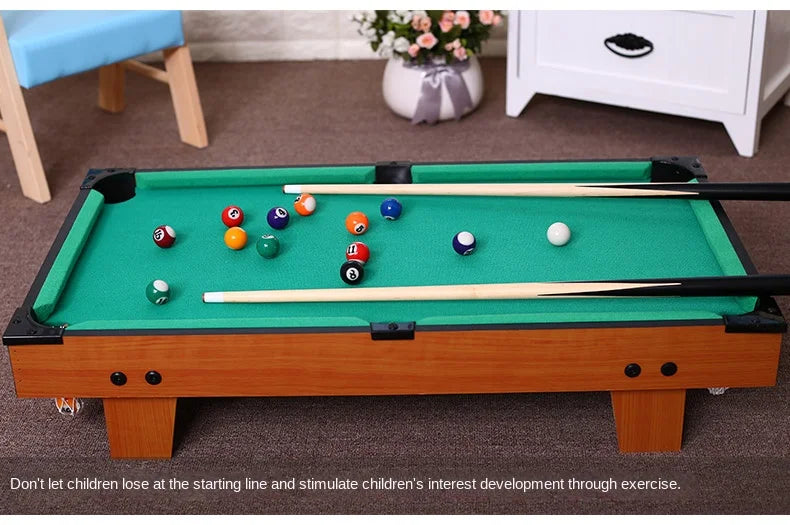 Kids small billiard table home large puzzle billiard table