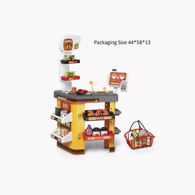 Little Angel Portable Supermarket Playset - Fun Educational Toy for Kids