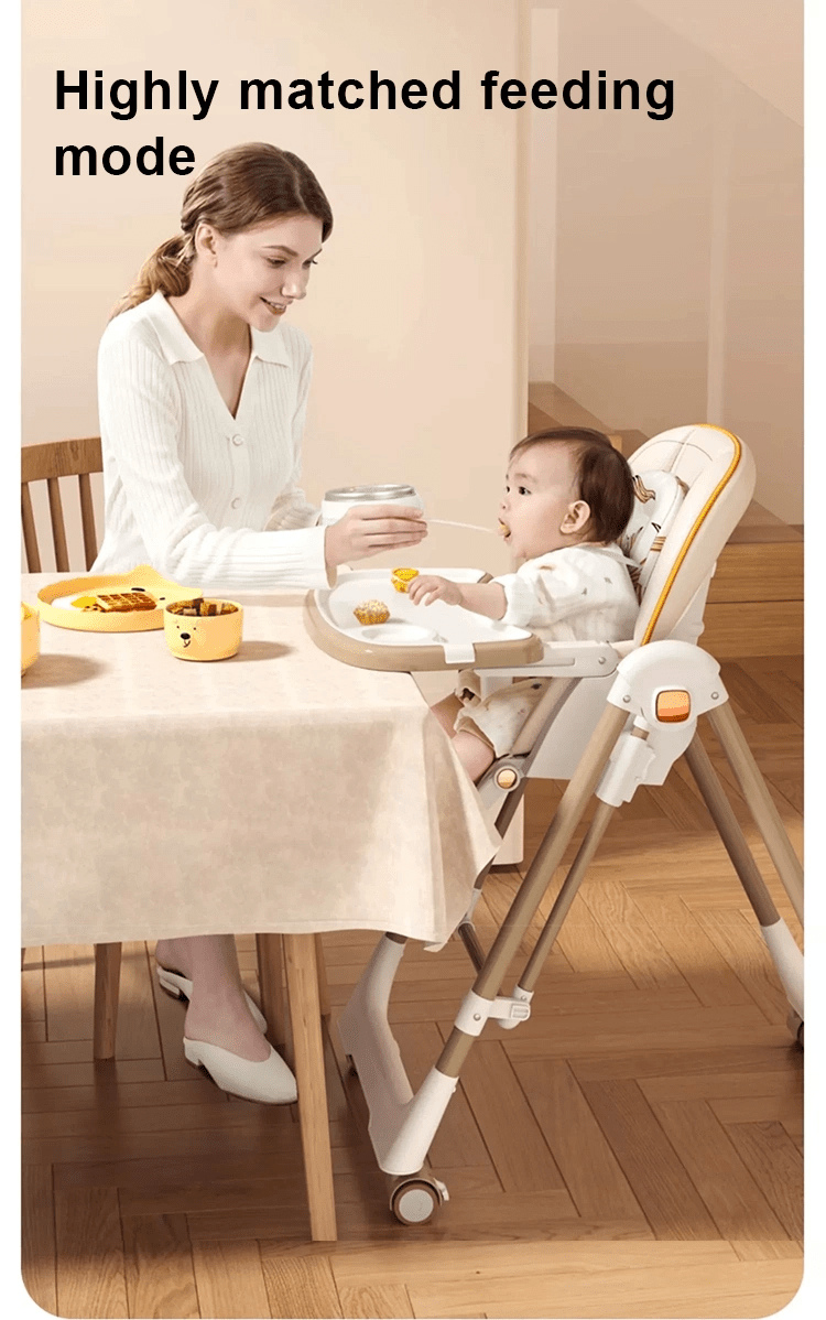 Multifunction 3-in-1 Foldable Baby High Chair