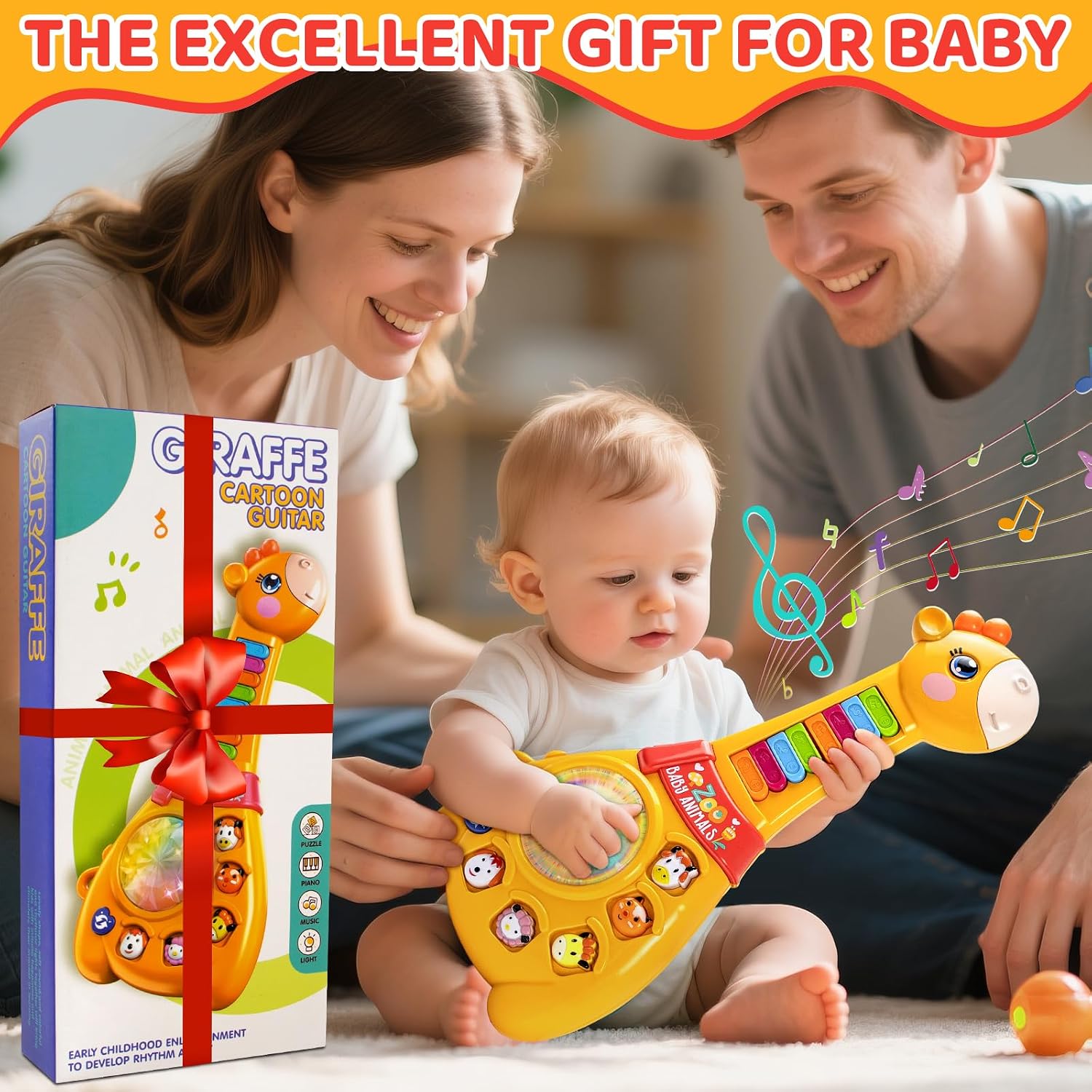 Musical Giraffe Piano Toy