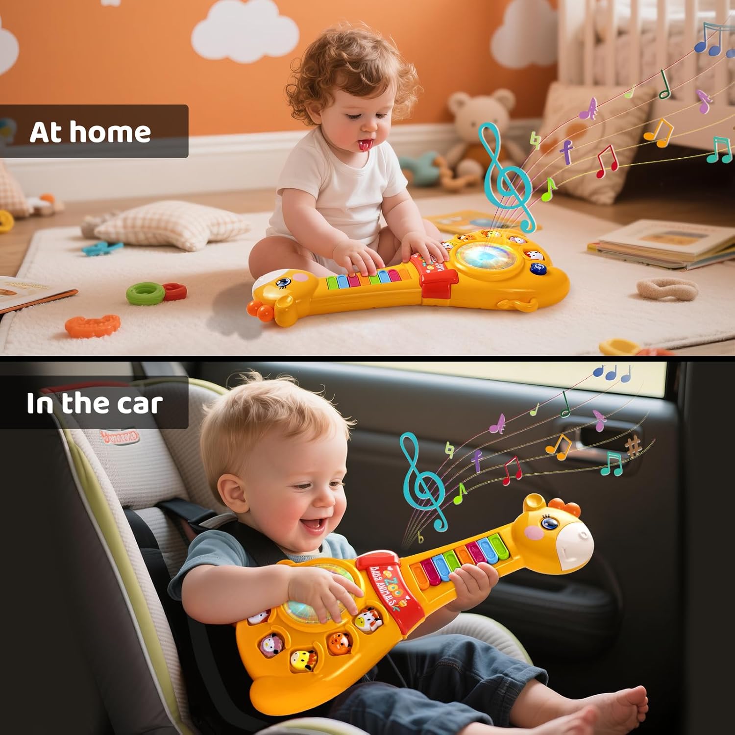 Musical Giraffe Piano Toy