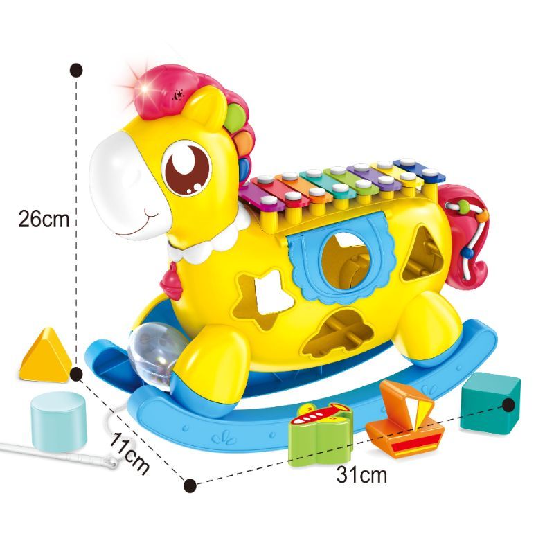 Musical Horse Toy for Toddlers 18+ Months Perfect Baby Toy for Fun & Learning