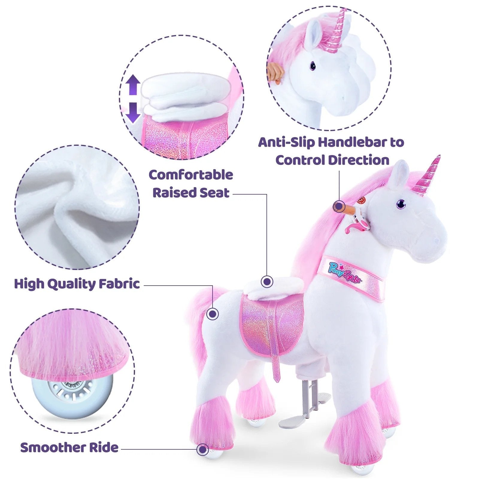 PonyCycle® Official Licensed Kids Riding Unicorn