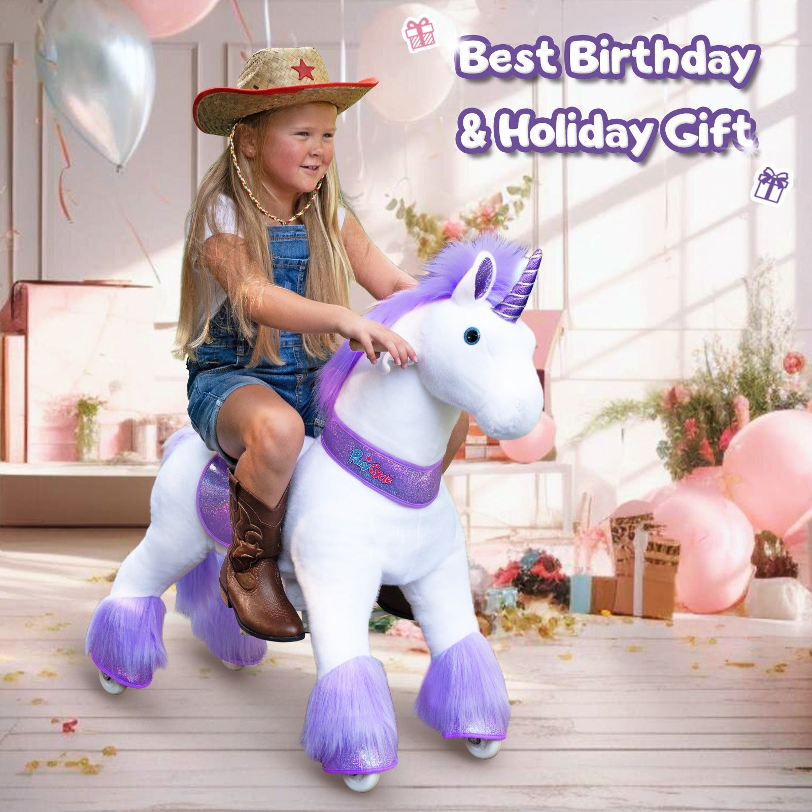 PonyCycle® Official Licensed Kids Riding Unicorn