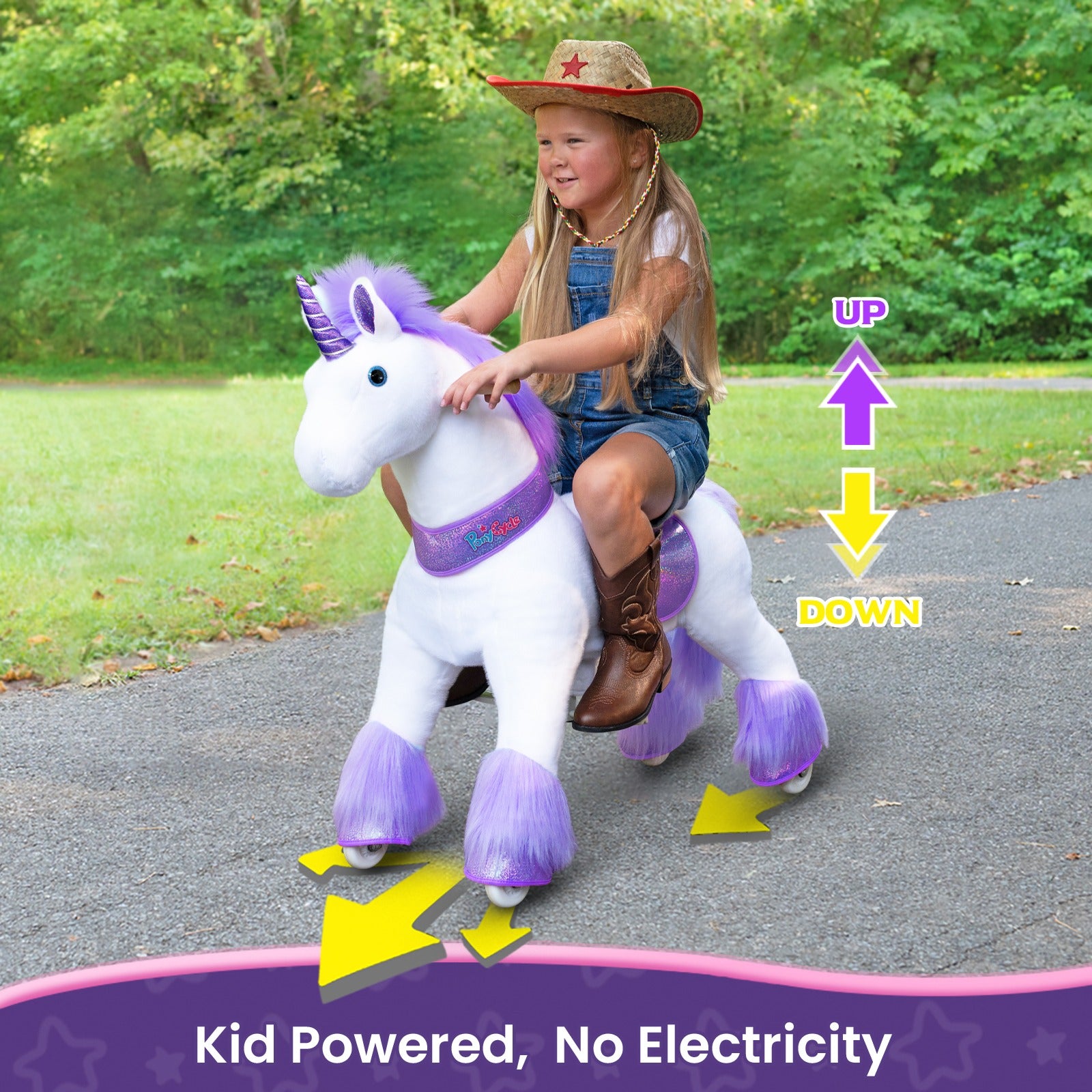 PonyCycle® Official Licensed Kids Riding Unicorn