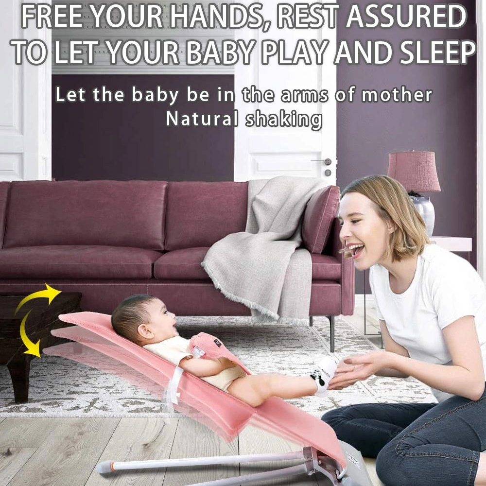 Portable Baby Bouncer & Rocker Soothing Newborn Chair Sleep Crib & Swing