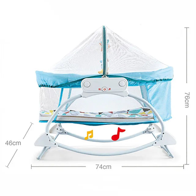 Portable Swing Baby Rocker Bassinet for 3+ Months