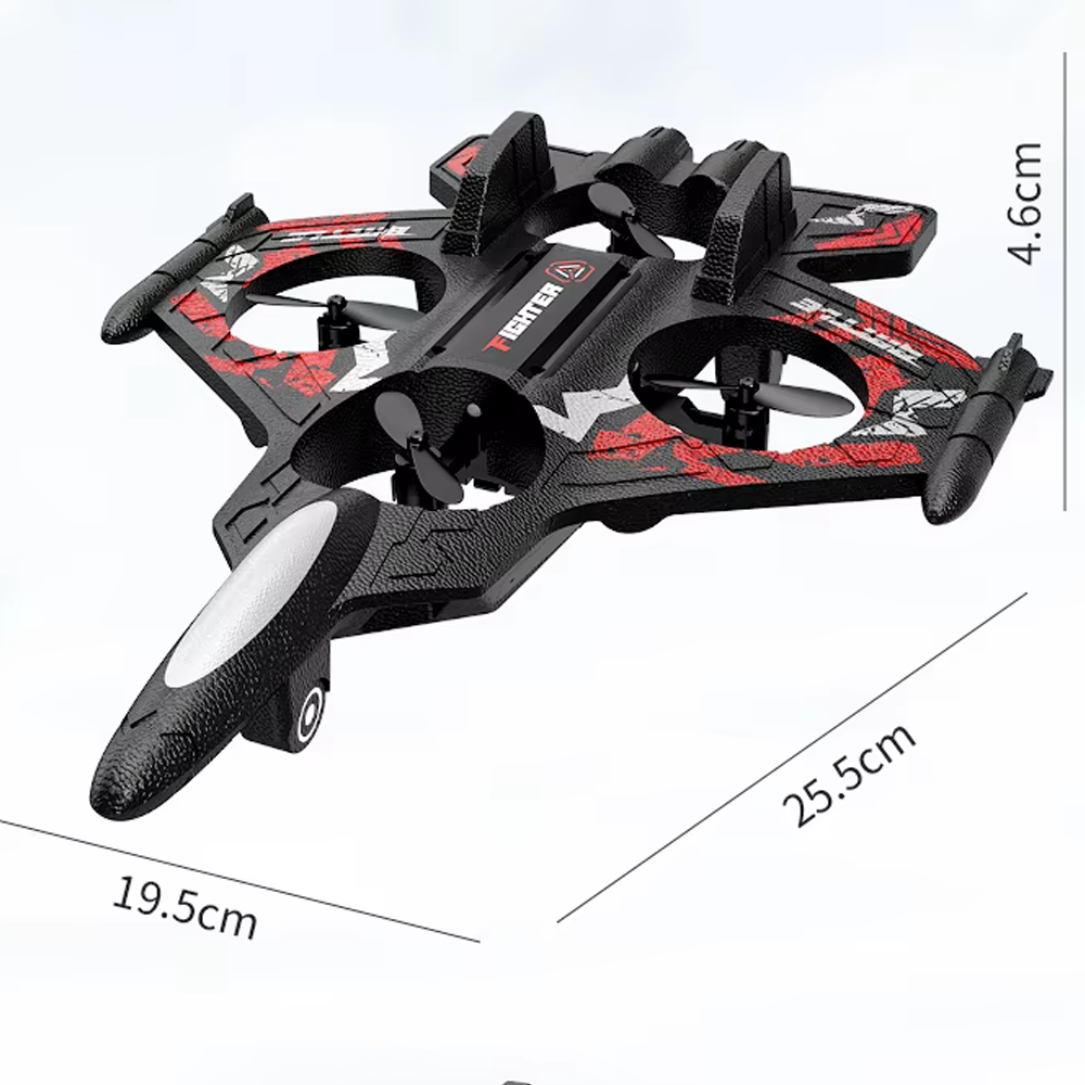 RC Jet Plane for Kids-Gyro 6 محاور ، تحوم تلقائية ، الأعمال المثيرة ثلاثية الأبعاد لمدة 5 سنوات + أزرق
