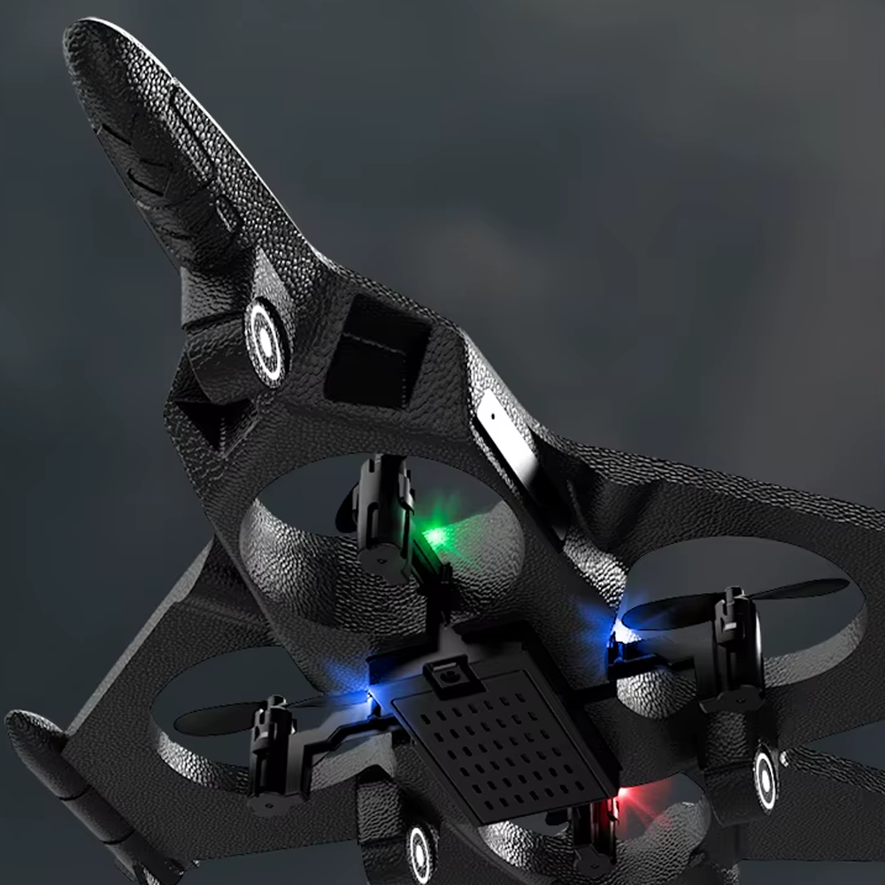 RC Jet Plane for Kids-Gyro 6 محاور ، تحوم تلقائية ، الأعمال المثيرة ثلاثية الأبعاد لمدة 5 سنوات + أزرق