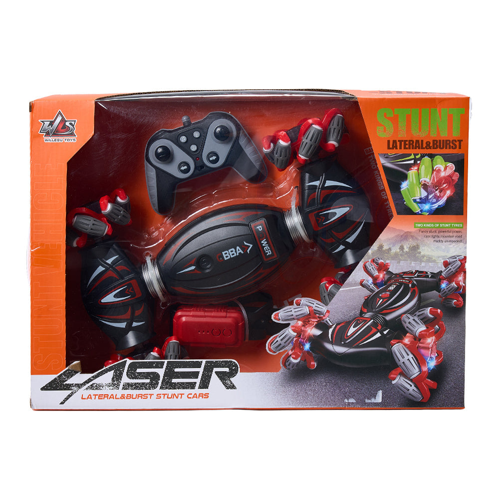 Remote Control 360° Stunt Car with Lights & Music