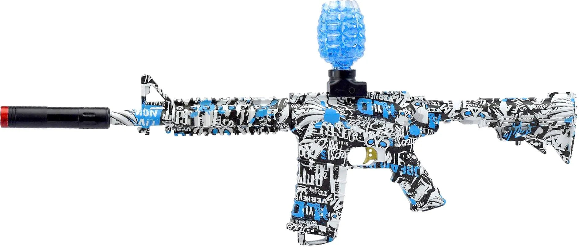 M416 Rifle Blaster Gun Toy with Rechargeable Battery & Safe Goggles Ideal Kids' Gift