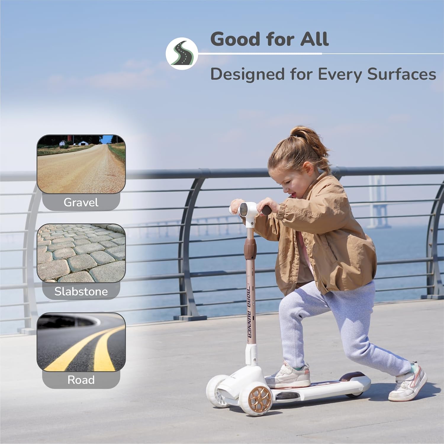 Road Runner Blaze Foldable Kick Scooter for Kids