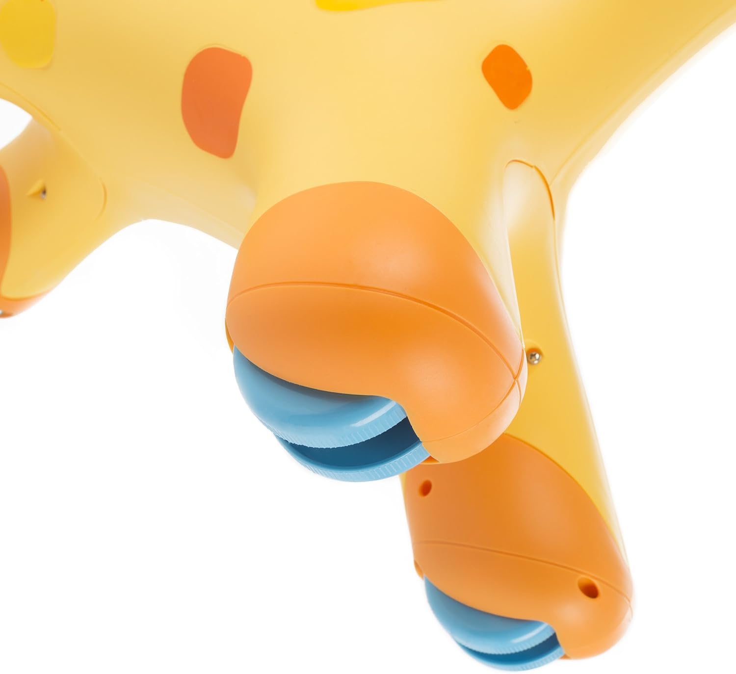 Rocking Giraffe 2-in-1 Ride-On Scoot Toy and Rocking with Music & Storage