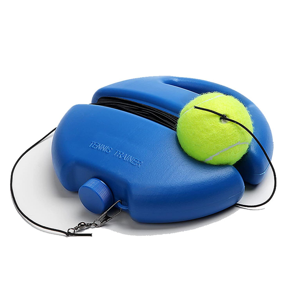 Tennis Rebound Trainer Solo Training Set for Beginners, Kids & Adults (Blue)