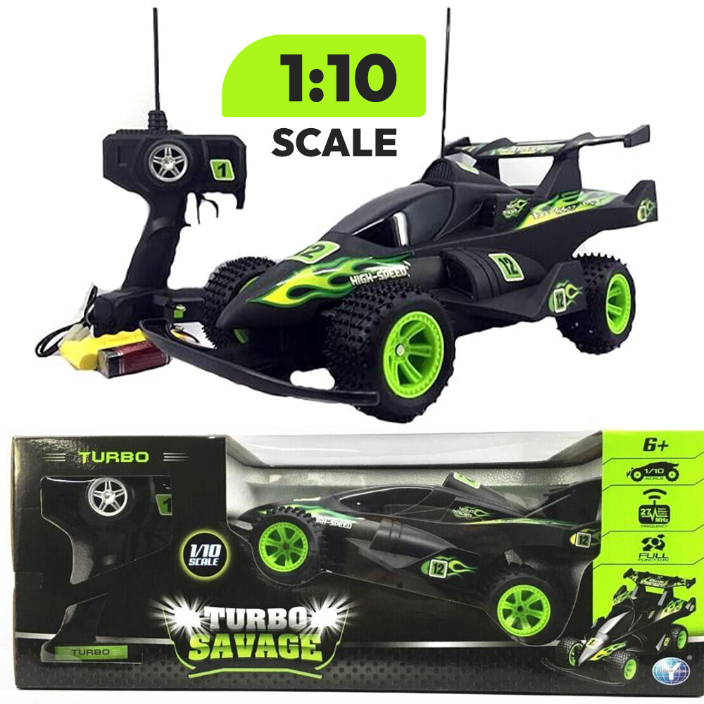 Turbo Buggy Remote Control Toy Car High-Speed Full Functionality 1/10 Scale