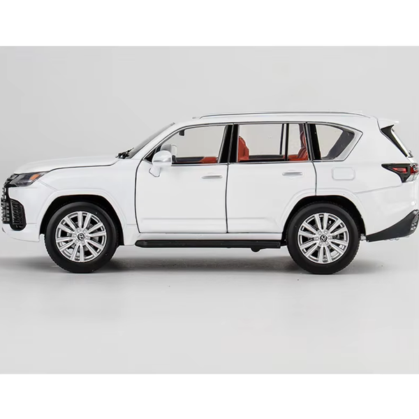 Lexus LX600 SUV Sports Iron Car Toy  Light-Up Model Free Wheel Gift for Kids 2 Years older