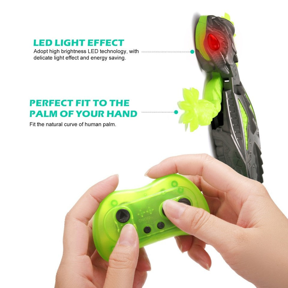 Wall Climbing Gecko RC Robot Rechargeable Wall & Ceiling Climbing Toy for Kids