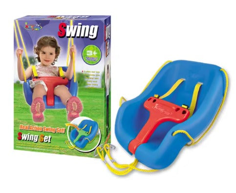 Toddler Swing set with secure T-bar