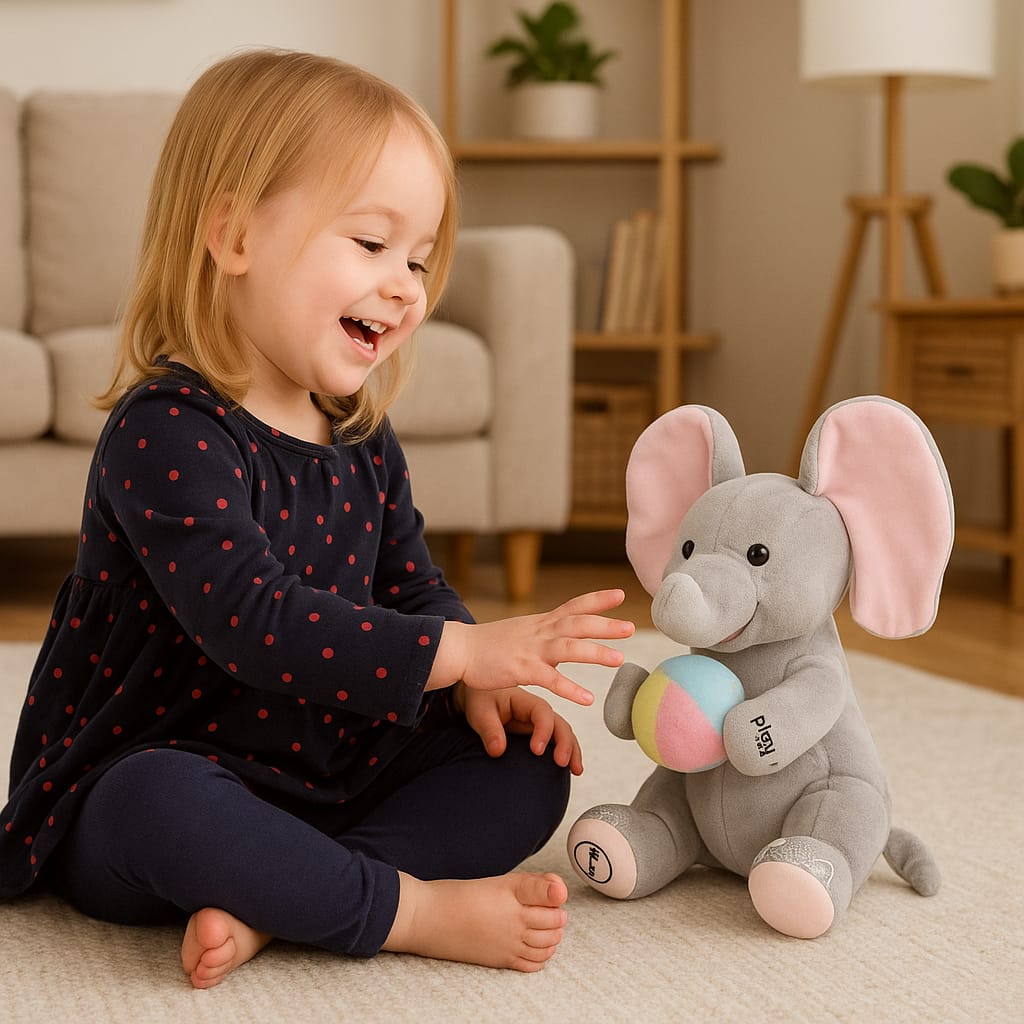 Adorable Hide and Seek Elephant Plush with Music Interactive & Fun