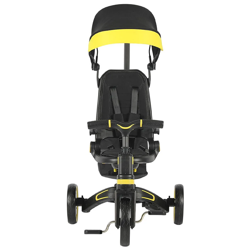Winhope 9-in-1 Baby Tricycle with Push Handle & Canopy