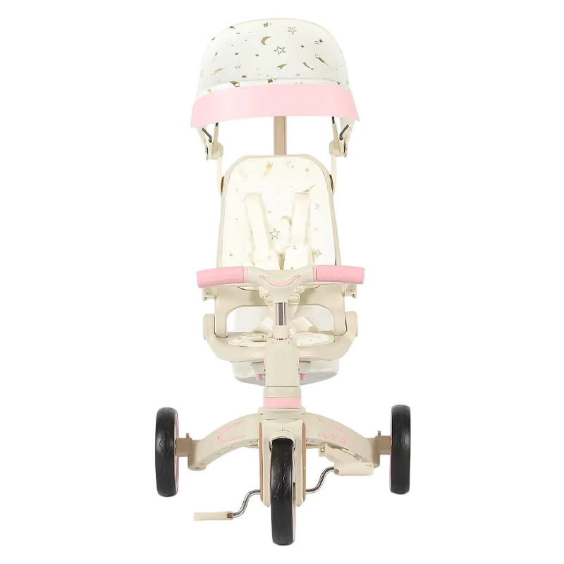 Winhope 9-in-1 Baby Tricycle with Push Handle & Canopy
