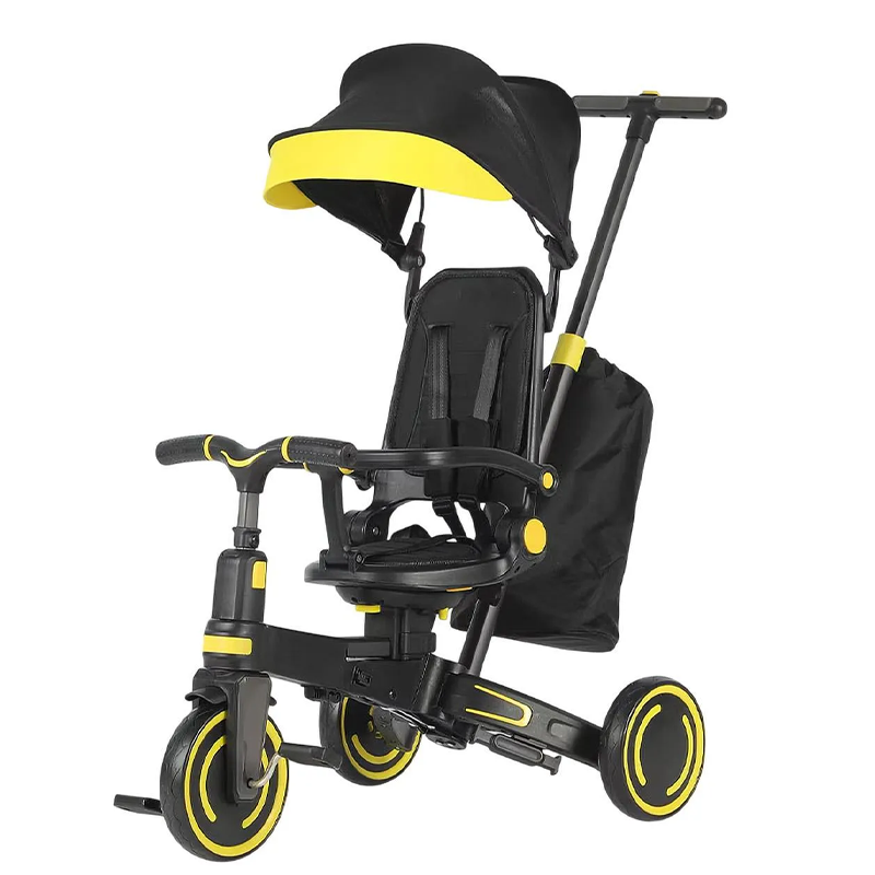 Winhope 9-in-1 Baby Tricycle with Push Handle & Canopy