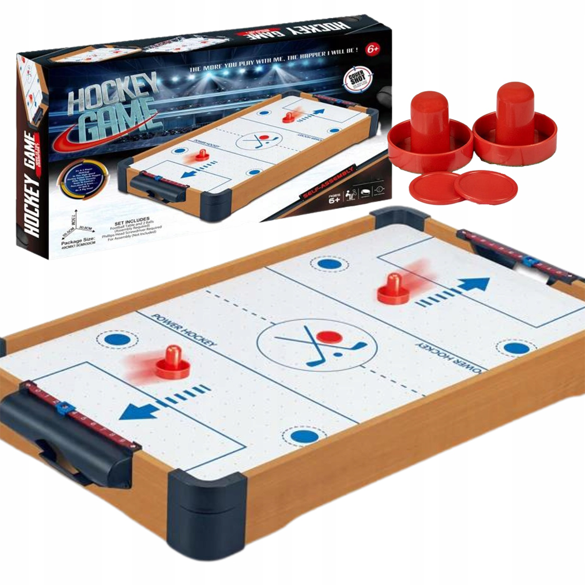 Wooden Air Hockey Table Fun Air Hockey Game for Kids