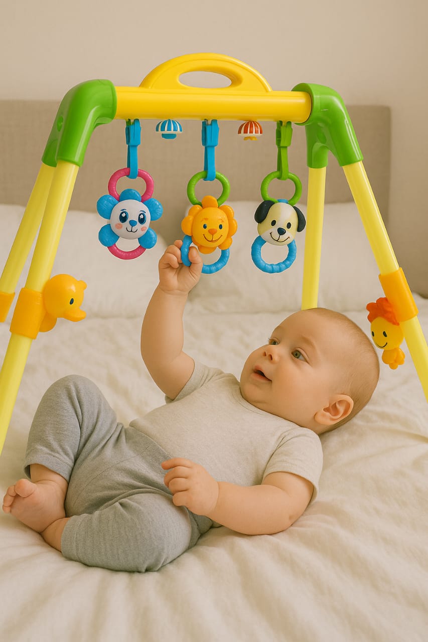 Huanger Multifunctional Baby Fitness Frame Educational & Developmental Toy for Newborns