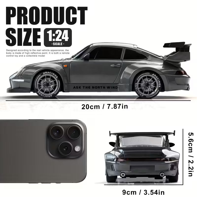 1:24 RC Drift Racing Car with LED Lights