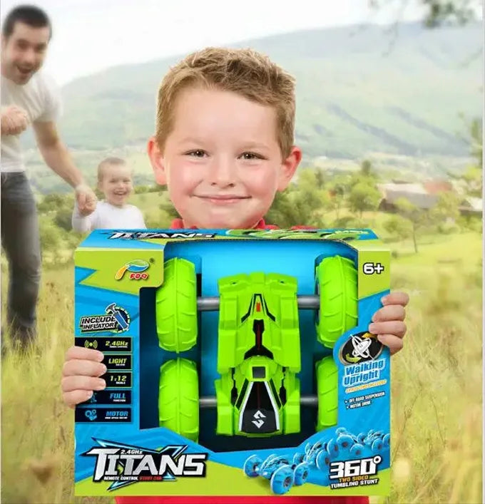 2.4GHz Remote-Controlled Stunt Car