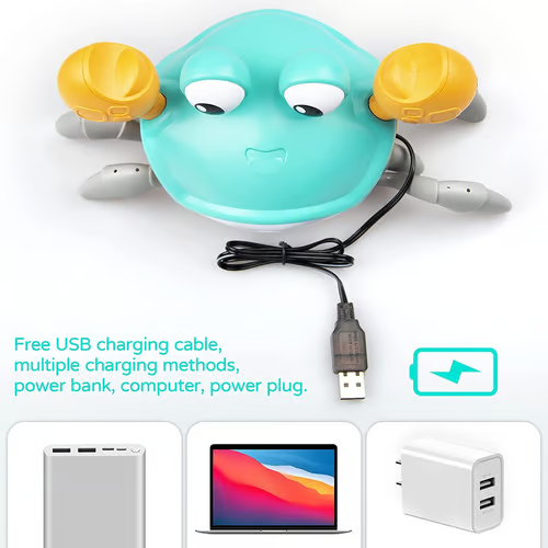 Interactive Electric Crawling Crab Toy for kids