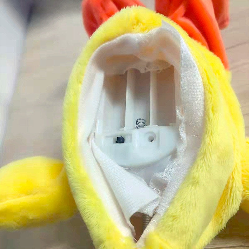 158 Songs Electric Yellow Duck Plush Toy Singing, Dancing & Walking Interactive Toy for Kids