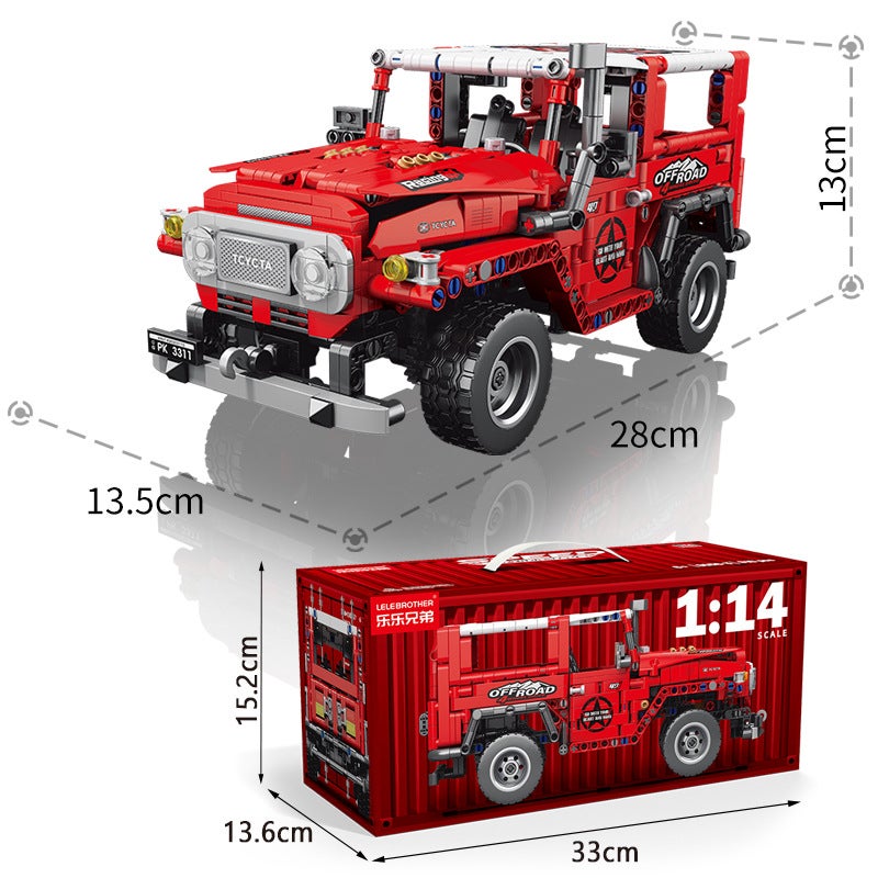 Huili Off-Road Sports Car Building Blocks – 910+ Pieces