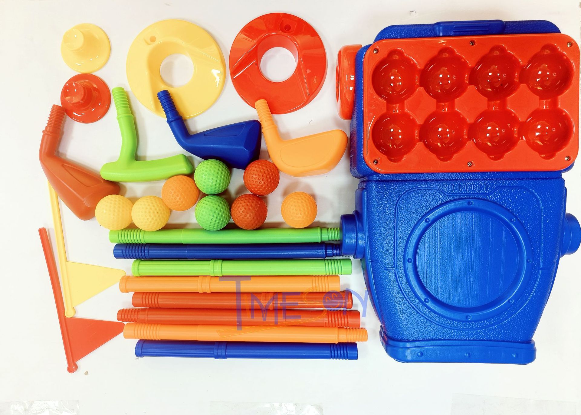 Kids Golf Club Set with Cart Fun Sports Toy for Boys & Girls