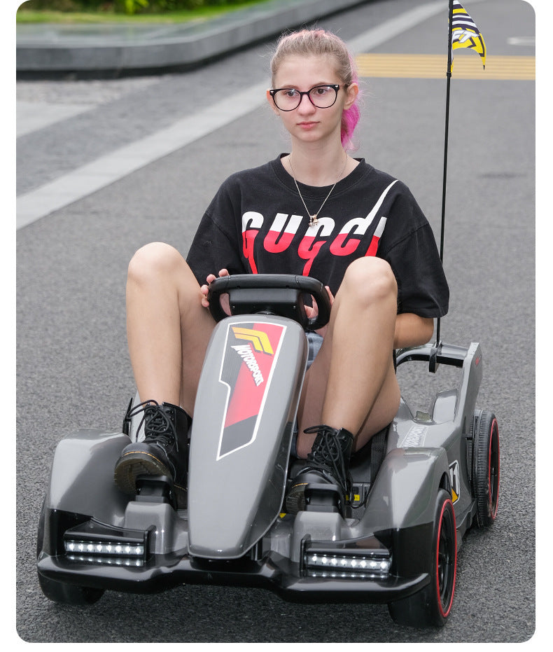 24V Krash Go-Kart Rides on Car