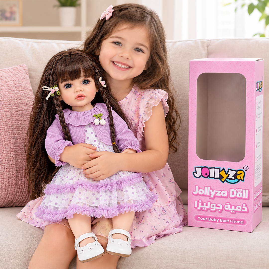 Jollyza® 55cm Interactive Talking Silicon Doll In English Language