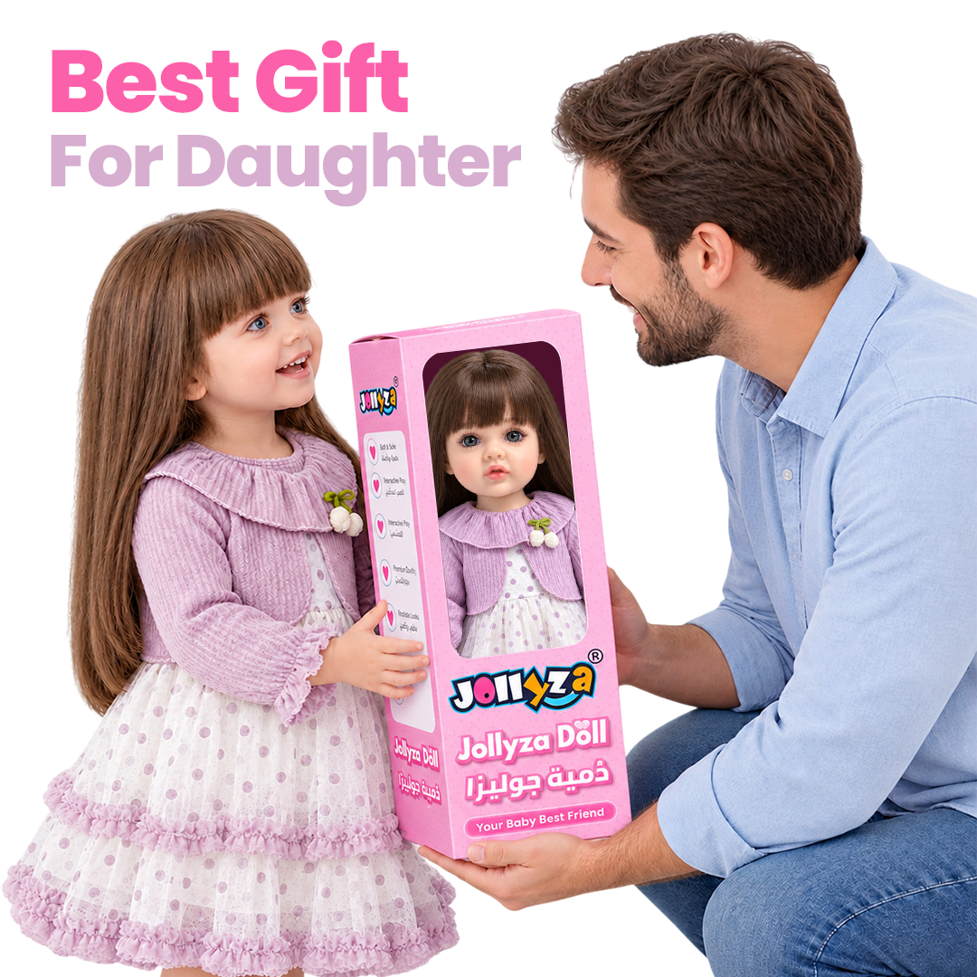 Jollyza® 55cm Interactive Talking Silicon Doll In English Language