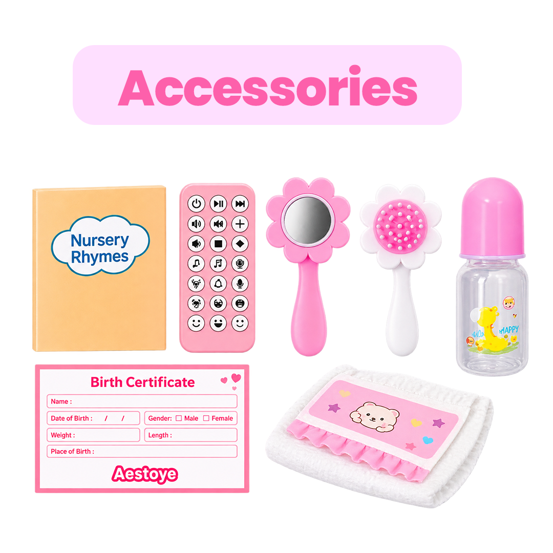Jollyza® 55cm Interactive Talking Silicon Doll In English Language