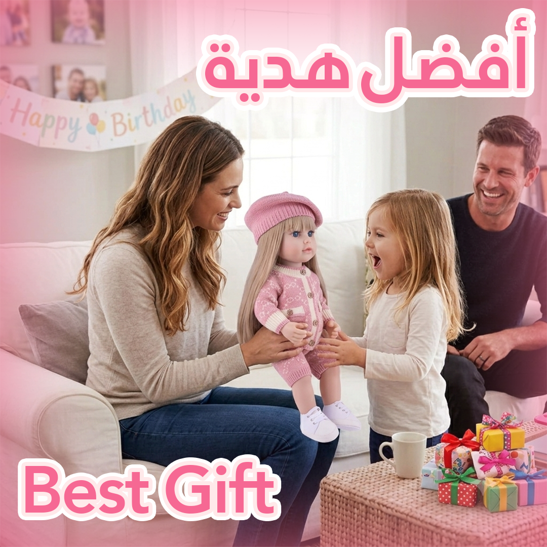 Jollyza® 55cm Interactive Talking Silicon Doll In ARABIC Language