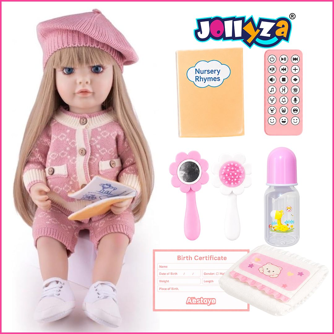 Jollyza® 55cm Interactive Talking Silicon Doll In ARABIC Language