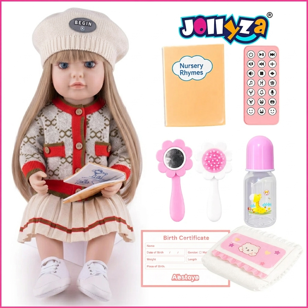 Jollyza® 55cm Interactive Talking Silicon Doll In ARABIC Language