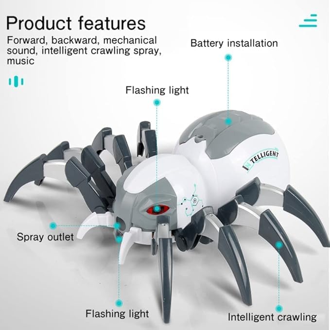 Crawling Spider Robot Fun, Action & Excitement